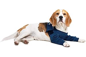 MPS Medical Pet Shirt TAZ2, Double Manches de Patte Avant pour Chiens, M Bleu
