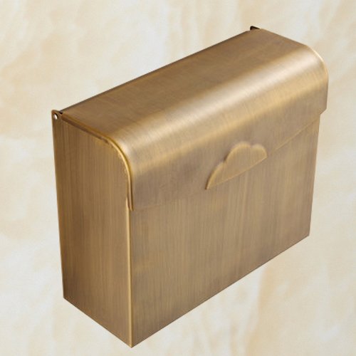 Price comparison product image PEIWENIN-Bathroom toilet toilet paper box copper antique toilet grass paper box toilet paper towel rack tissue box washroom roll paper box European