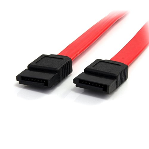 StarTech.com 45cm SATA Kabel - internes 7pin S-ATA Datenkabel -Serial ATA Anschlusskabel - Rot