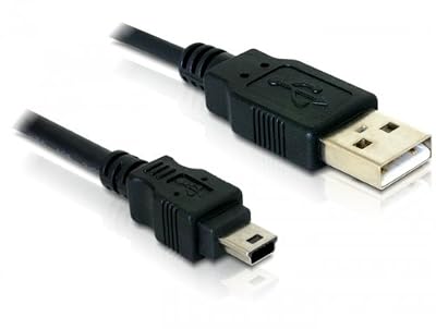 Delock cable USB 2.0 > USB-B mini 5pin prise mâle/prise mâle