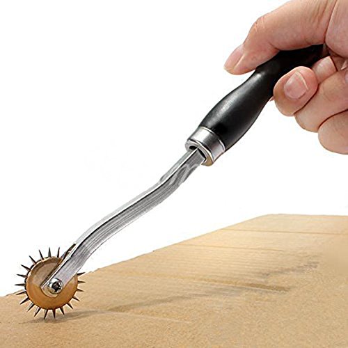 KAIKSO-IN 4 mm Überstichstichabstand Papiermodelle Roulette-Rad Leder Nähen Werkzeug - 3