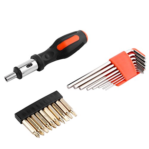 LESHP 100-teiliger Premium Universal- und Haushalts-Werkzeugkoffer - 5