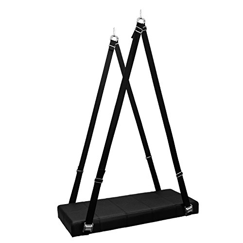 Preisvergleich Produktbild Slingbett Inessa schwarz, Liebesschaukel mit Easy Vario Höhenverstellung