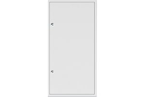 Upmann Primus Porte d'inspection profil Z Blanc 500 x 1000 mm avec carré