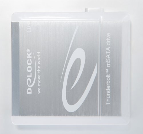 Delock 42509 Externes Gehäuse MSATA SSD zu Thunderbolt - 3