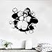 Produktbild 3D Tier Affe Gorilla Decals King Kong Poster Wandaufkleber Ausgangsdekor Wohnzimmer Schlafzimmer Kunst Removable 61 * 56 CM