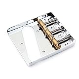 Chrome 3 Sattelstütze mit Intonation und Höhenverstellung für jede Saite.