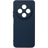 Aksesuarcim Xiaomi Redmi 14C 4G ile Uyumlu Silikon Kılıf Mat Pastel Renkli Parmak İzi Bırakmayan Yumuşak Kapak Biy Lacivert