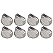 Produktbild Gosear 8 Stk 6MM Universal Metall Rotary Schalter Steuer Knöpfe Ersatz Zubehör für Küche Herd Gas Herd Ofen Koch