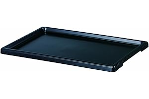 GEOSISM & NATURE Japo?ski spodek plastikowy z zaokr?glon? kraw?dzi? do bonsai 18x13x1 cm - A6