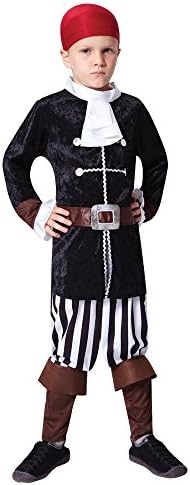 Bristol Novelty Childrens Fancy Dress Party Pirate Captain Sea Robbers Book Day Complete Costume