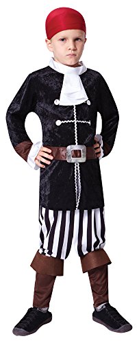 Bristol Novelty Childrens Fancy Dress Party Pirate Captain Sea Robbers Book Day Complete Costume