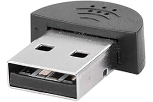 SUNGOOYUE Mini Microphone USB, récepteur Audio MIC Plug and Play avec récepteur USB pour Ordinateur PC Portable de Bureau (Noir)