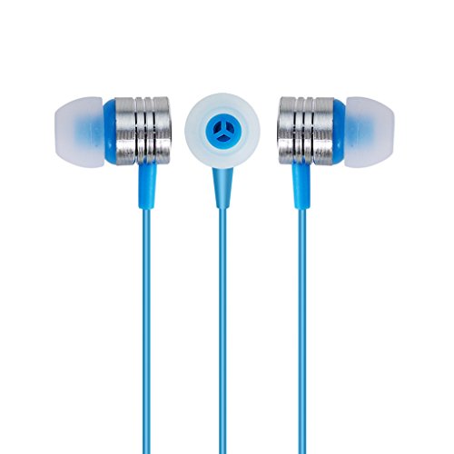 Book's Cover ofBefaith Electronics 35 mm stéréo intraauriculaire casque écouteurs pour iPhone iPod MP3 PDA PSP Lecteur CD  DVD Bleu 35 mm intraauriculaires stéréo avec microphone Appel mains libres