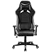Produktbild Gaming Stuhl, Schreibtischstuhl Bürostuhl Computerstuhl Racing Stuhl Sportsitz Chefsessel Drehstuhl mit Verstellbare Armlehnen (Grau)