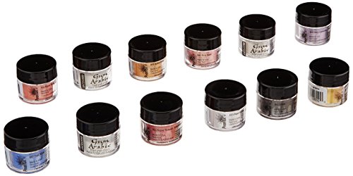 Jacquard Produkte Jaquard pearlex Metallic Kalligraphie set-assorted Farben, andere, mehrfarbig