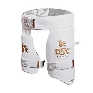 DSC Intense Pro PVC Cricket Thigh Pad for Men Right (Multicolour)