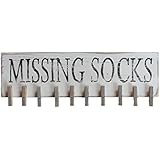 Holzschild Missing Socks