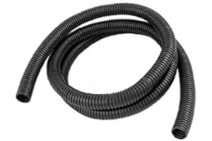Toolzia 5m/16.4Ft Corrugated Hose, Flexible Conduit Corrugated Electric Wiring Tubing Pipe for Protecting Electrical Cables (6.5mm)