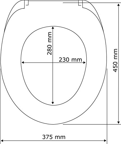 Wenko Premium WC-Sitz Ottana Beige, Toilettensitz mit Absenkautomatik & rostfreier Fix-Clip Edelstahlbefestigung, Duroplast WC Sitz, antibakteriell, 37,6 x 45,2cm - 5