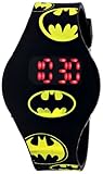 Batman BAT4146 Kinder-Armbanduhr mit schwarzem Gummiband