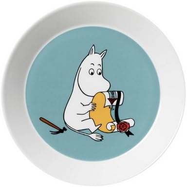 Arabia Finland Moomin plate – Moomintroll Turquoise
