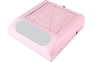 Layhou Profesjonalny odkurzacz do manicure Paznokcie Odkurzacz do Paznokci 2 poziomy regulowanej prędkości Mocny odkurzacz stołowy do manicure w salonie lub w domu