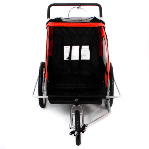 SAMAX 2 in 1 Fahrradanhänger und Jogger - 10
