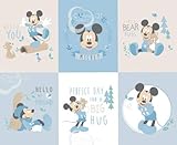 Mickey & Minnie Mouse Little Meadow Collection Disney Fabric by Camelot