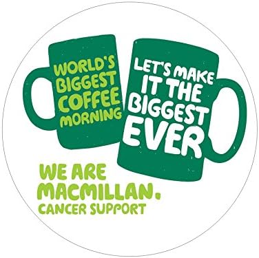 7.5" inch MacMillan Mac Millan MacMilan Mac Milan Large Round Cake Topper Victoria Sponge Decoration Edible Rice Wafer Paper