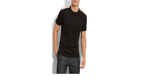 burberry mens shoulder patch tee