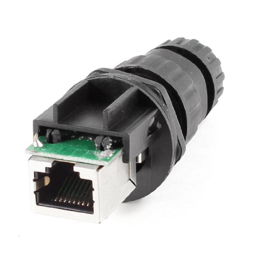 Preisvergleich Produktbild RJ45 Panel Mount Wasserdicht IP67 Stecker M19 Connect Adapter