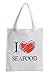 Produktbild I love Sea food Fun Jutebeutel