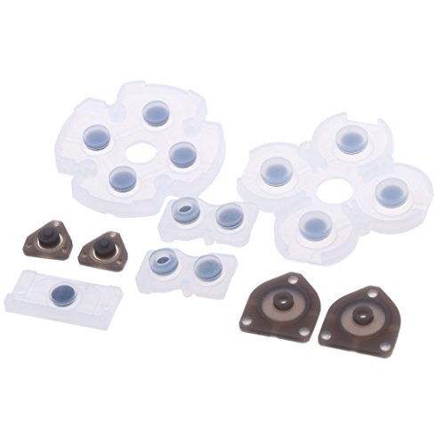 Preisvergleich Produktbild GROOMY Silicon Conductive Pad Kit Ersatz für Sony PS4 Playstation 4 Controller