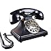 Produktbild DJL Klassisches schwarzes altmodisches Antikes Telefon-Festnetz Verwendet für Familienbüro-Dekoration STS (Farbe : SCHWARZ)