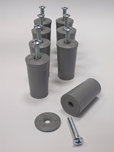 Anschlagpuffer Stopper für Rollladen 40 mm – 8 Stück – grau - 2