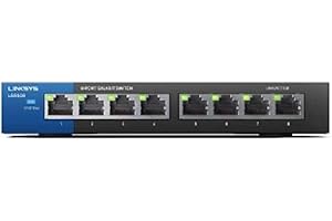 SWITCH LINKSYS SWITCH GIGABIT UNMNGED 8-PORT