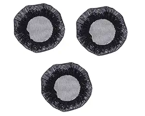 Qualite- (Pack of 3) Hair Styling Juda Net Hair Bun Net hair net cover for Girls and Women