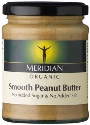 (Pack Of 3) - Organic Peanut Butter Smooth - No Salt / No Sugar | MERIDIAN FOODS - No GM Soya us