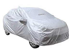 Amazon Brand - Solimo Hyundai Xcent UV Protection & Dustproof Car Cover (Silver)