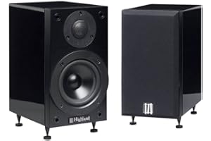 HIGHLAND AUDIO Paire d'enceintes bibliothèque Highland Oran 4301 Piano Black