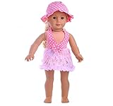 Paket beinhaltet: 1x Hut; 1x Kleid; 1xPanties (Puppe nicht enthalten).