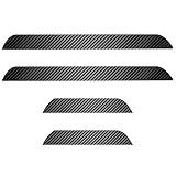 *Funktion: verhindern kratzen das willkommen pedal, blockieren den kratzer, optimieren das aussehen des autos, rostschutz,korrosionsschutz, langlebig./Material: Kohlefasermaterial, weich und volle Passform, keine Lackschäden./Design: erweiterte Abdeckung, umfassendes Design der Einstiegsleisten, reflektierende Heißprägung, luxuriöse Atmosphäre