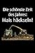 Produktbild Die schönste Zeit des Jahres: Mais häckseln!: A5 Kalender Notizbuch mit einem Häcksler und Traktor für einen Landwirt oder Lohner in der Landwirtschaft als Geschenk