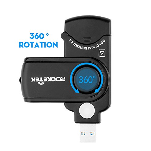 [USB & Micro USB Kartenleser] Rocketek® USB3.0 Speicherkartenleser | Micro USB OTG Adapter | Schreiben Sie mit 2 Steckplätzen für PC, Android SmartPhone & Tablet Geräte | USB3.0 / OTG Kartenleser - 5