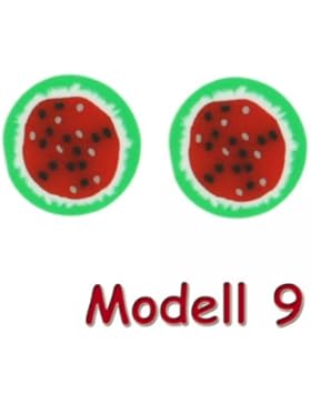 Ohrstecker Ohrringe Frucht Früchte Kinder Apfel Banane Melone Zitrone Kiwi