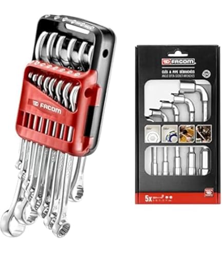FACOM - 75 - Jeux De Clés à Pipe Débouchées Métriques Et En Pouces - 75