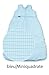 Produktbild Aro-Artländer-Wickel-Daunenschlafsack, 110 cm, Mini-Quadrate, blau, Winter-Schlafsack