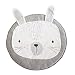 Produktbild MagiDeal Baumwolle Rund Kinder Teppich / Kinderteppich / Spielteppich unter Betthimmel Baldachin , Lovely Kaninchen Design , 95cm