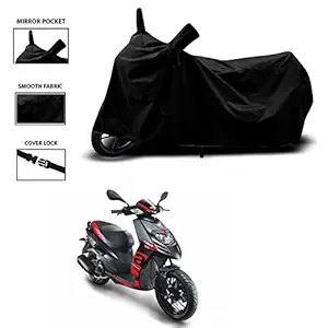 EGAL Water Resistant/dustproof Two Wheele Bike Body Cover for Aprilia SR 150 Race Compatible with All varientsProtection(Black Colour)